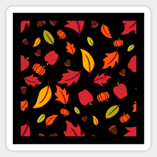 Fall Pattern Magnet